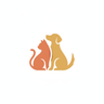 Logo 2 - Cat Dog Silhouette